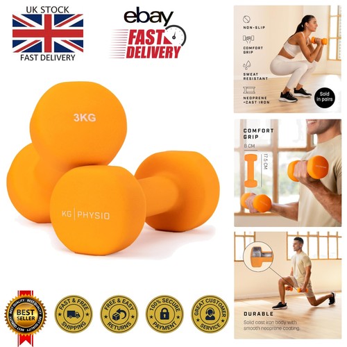 Vibrant 10kg dumbbell set - vibrant,