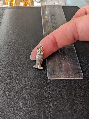 Vintage sterling silver owl - sterling,