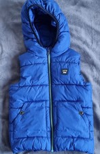 Blue Hooded Gilet- Boys- Size