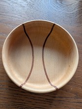 Handcrafted Unique Wooden Bowl. Coins Keys Small Items Decorative 5.5 Inches