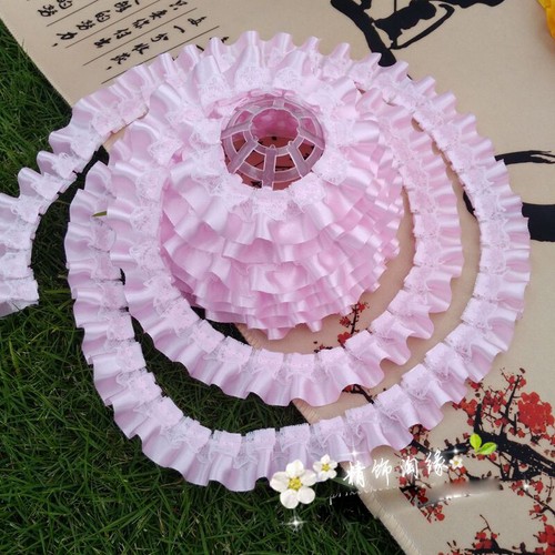 20m pleated ribbon - pleated, silky