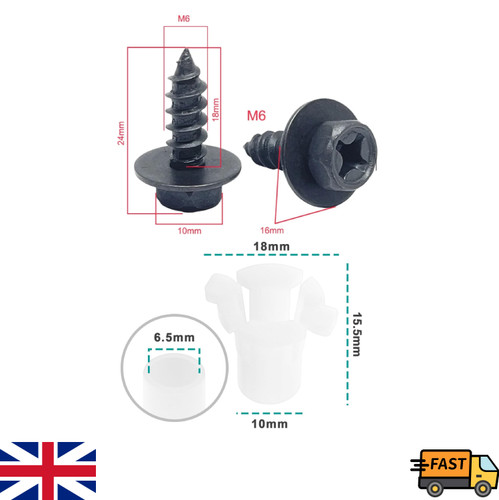 Fit peugeot body trim clips - body,
