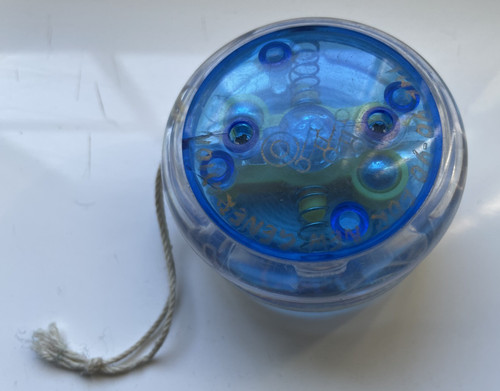 Retro blue yoyo - blue, yo-yo