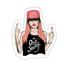 Old school Sticker Decal