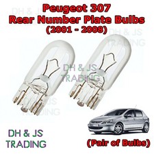 For Peugeot 307 Rear Number