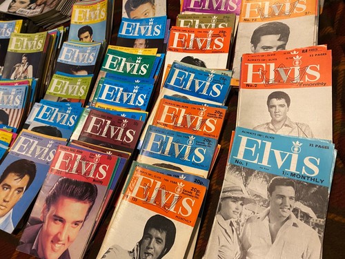 Elvis monthly mags - elvis,