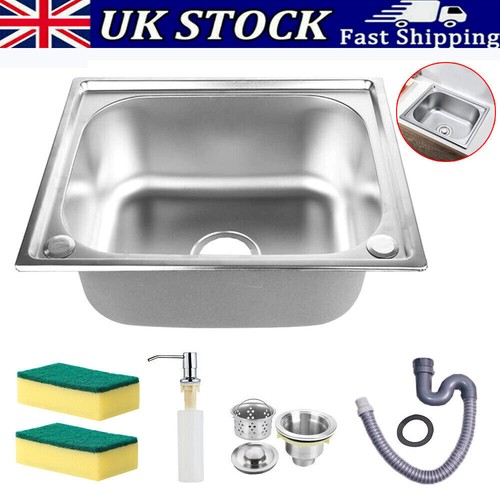 Stainless steel single bowl - stainless,