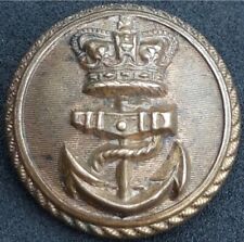 Victorian Royal Navy Officers 24mm Button by Gillott & Hasell with a Bird Cage