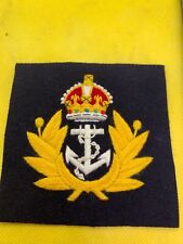 British Royal Navy Embroidered