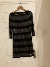 Phase Eight Size 12 Sequin Stretch Fabric Pullover Dress Never Worn