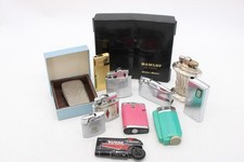 F x12 Vintage Collection Of Cigarette/ Table Lighters Inc Boxed Hamlet etc