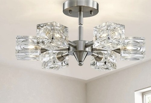 Light glass sputnik - light,