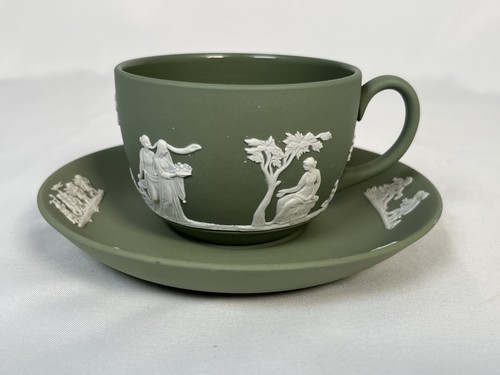 Wedgwood sage green jasperware - sage,