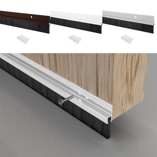 100cm door aluminium brush - 100cm,