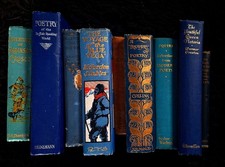 Blue Antique Book Bundle RARE