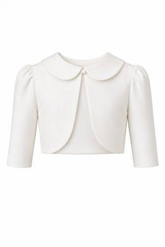 Little girl ivory bolero - little,