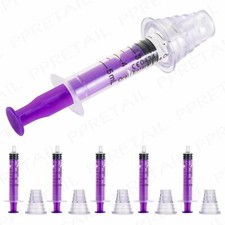 10 x 5ml Oral Mouth Medicine Syringe Enteral Dose Dosing Fluids Kids Adults Pet