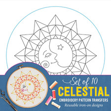 Celestial Embroidery Pattern