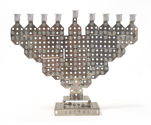 Nuts bolts menorah - nuts, 'n'