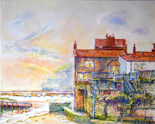 Original landscape oil - original,