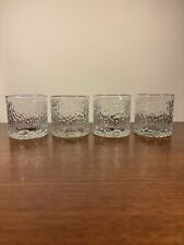 Set Of 4 Vintage 1970s Ravenhead Siesta Whisky Glasses Tumblers