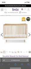 SnuzKot Skandi Cot bed natural /Toddler Bed/ Original RP £349