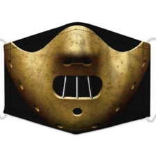 Hannibal Lecter Hockey Mask Adjustable Face Mask / Face Covering SALE!