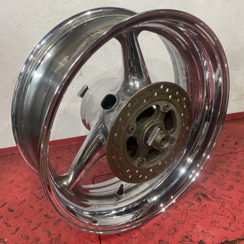 Chrome rear wheel rim rotor - rear,
