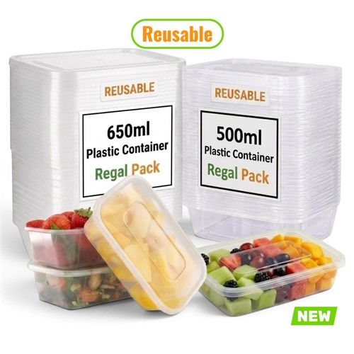 Reusable plastic food - reusable,