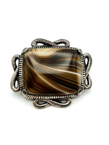 Miracle scottish agate brooch - miracle,