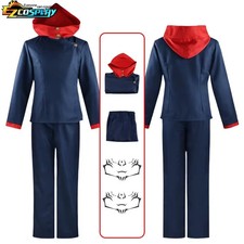 Itadori Yuji Cosplay Costume Jujutsu Kaisen Wig Jacket Pants Uniform Outfit