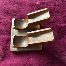 2 Pipe Rack. Wooden Excellent Condition