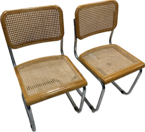 Cesca chair pair style - pair, 70's