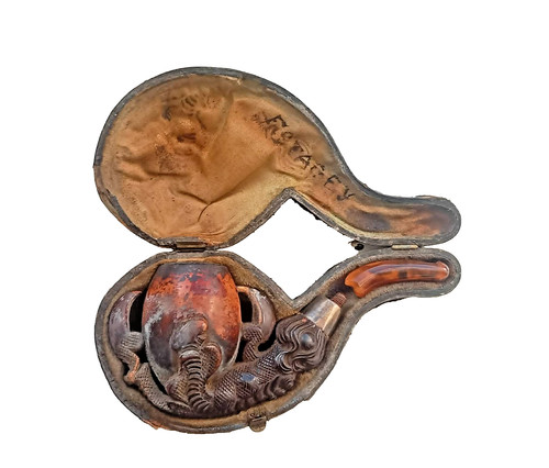 Antique eagle claw - claw, meerschaum