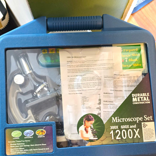 Microscope set 300x - 300x, 600x