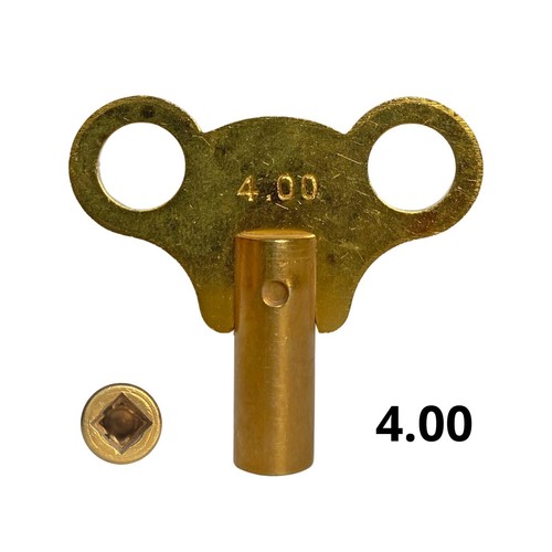 Radiator brass bleed screw - brass,