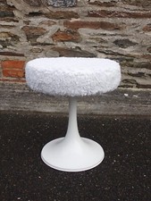 Vintage retro tulip dressing table stool