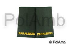 PARAMEDIC Epaulettes Ambulance