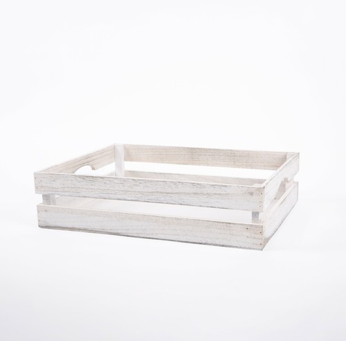 Shallow wooden crates with - crates,