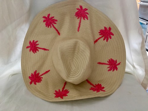 Ladies hat natural paper - ladies,