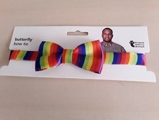 Mens Rainbow Clip on Satin