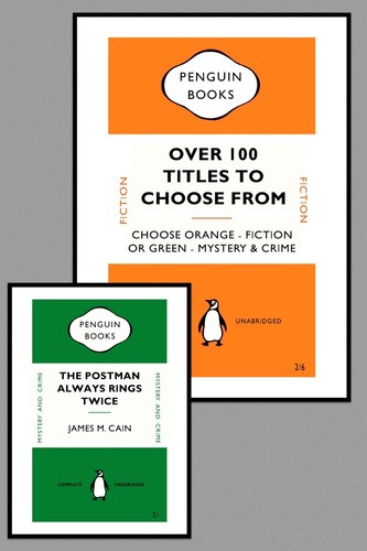 Penguin book art print - art,