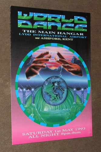 World dance rave flyer - dance,