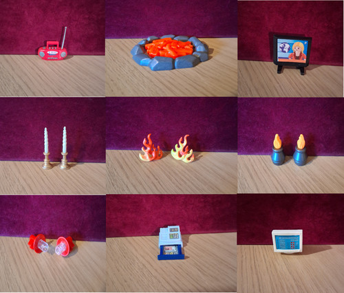 Playmobil fires lights - playmobil, fires,lights