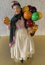 ROYAL DOULTON CHINA  BALLOON LADY BIDDY PENNY FARTHING HN 1843 PERFECT