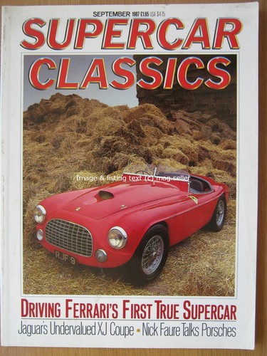 Supercar classics september - supercar,