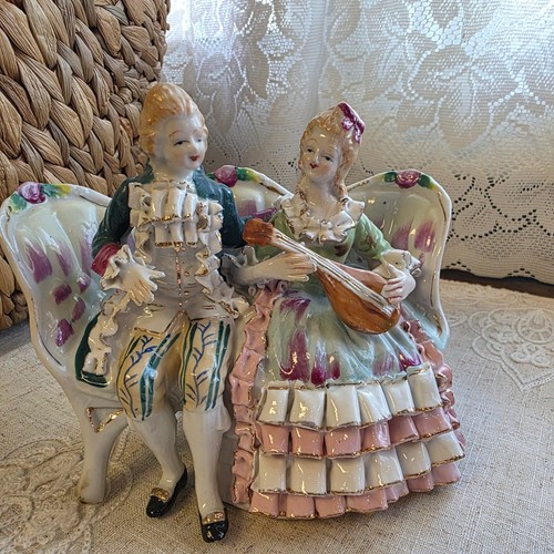 Bone china figurine - bone,