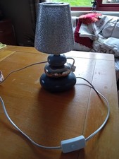 Smallish Pebble Style Table Lamp
