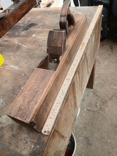 Antique coffin plane - coffin,