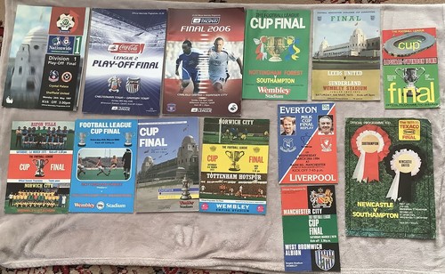 Football programmes bulk - football,